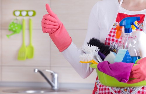 Before and after hard floor cleaning with steam cleaner